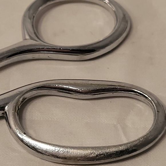 Vintage Richards Of Sheffield England Sewing Scissors Shears Speedway Chrome  6" - Picture 10 of 10